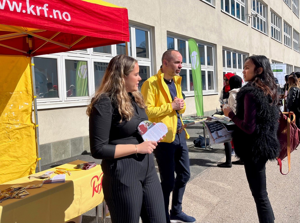 Foto: Åshild Herredsvela Valgtorg 2. mai