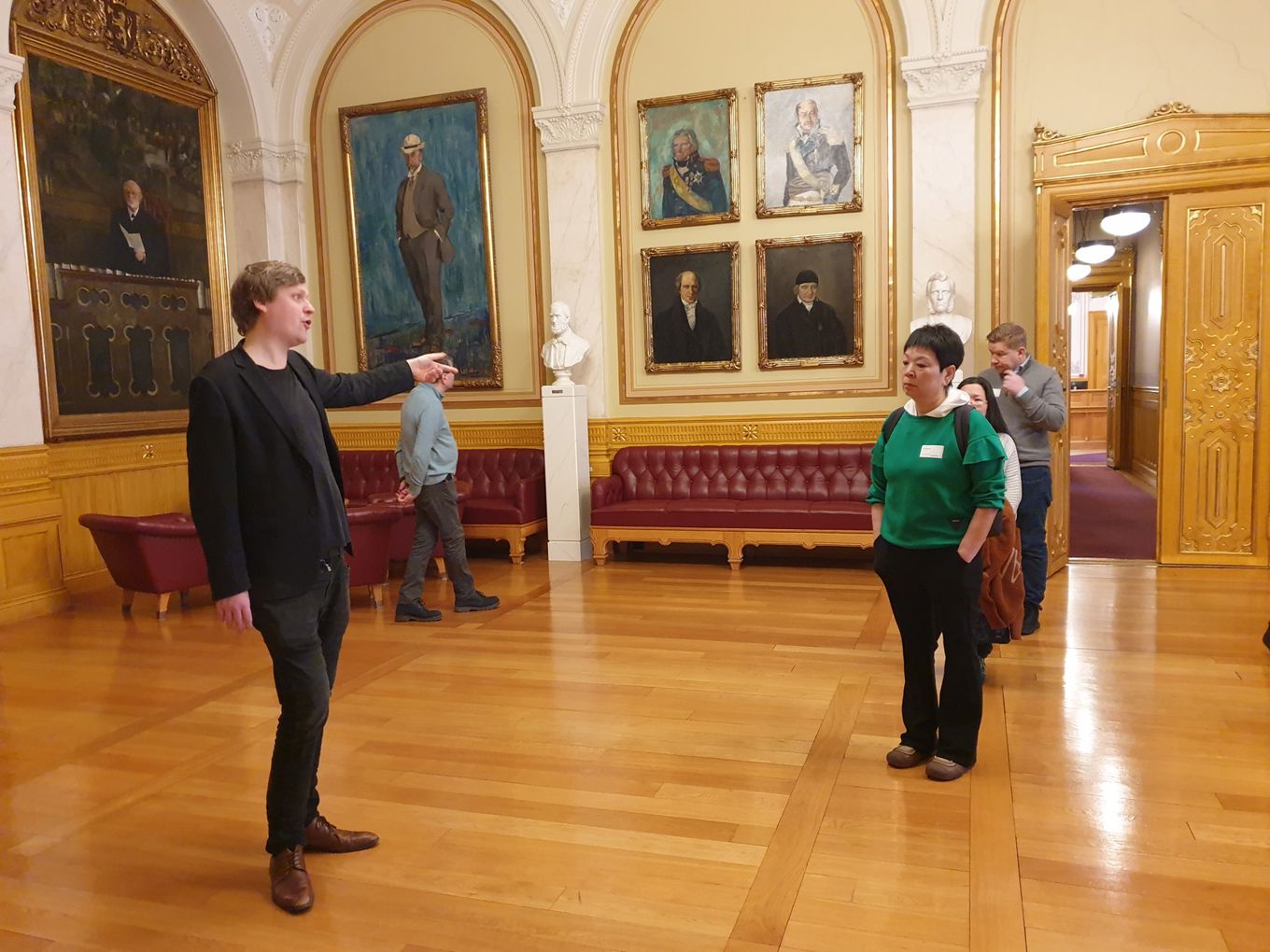 Foto: Giude Åsmund Aukrust (Ap) Guiden Åsmund Aukrust